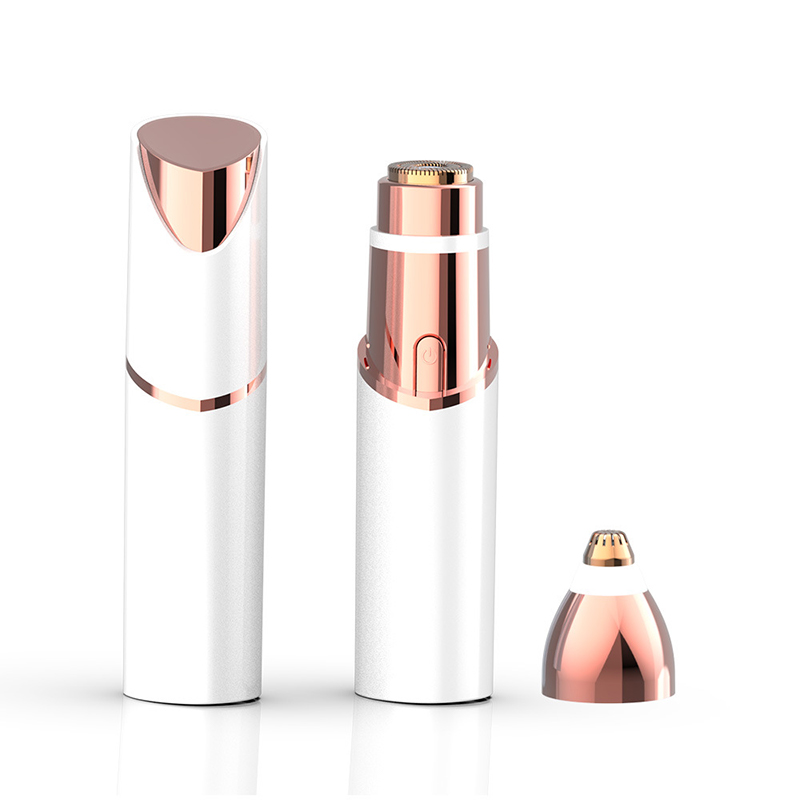 2 shaver lipstick nua in1, trimmer ilfheidhmeach ilfheidhmeach, uirlis bearrtha phríobháidigh ban, gléas baint gruaige leictreach USB leictreach